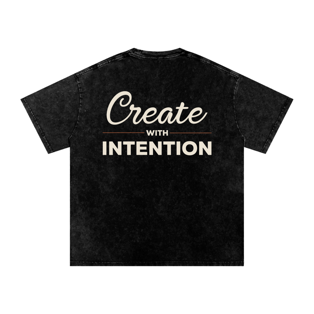 "Create with Intention" Oversized T-Shirt